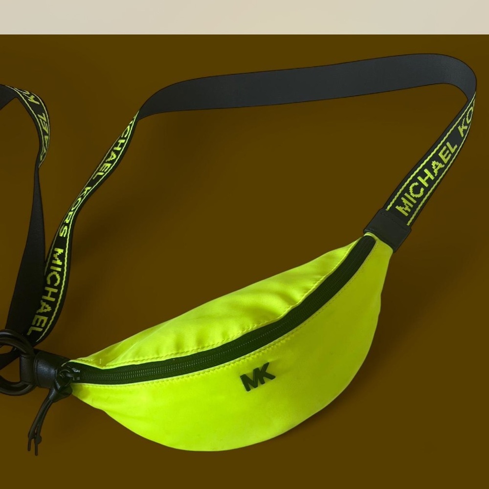 Michael Kors Bright Yellow and Black Belt